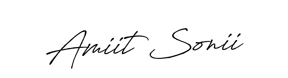 Make a beautiful signature design for name Amiit Sonii. Use this online signature maker to create a handwritten signature for free. Amiit Sonii signature style 7 images and pictures png