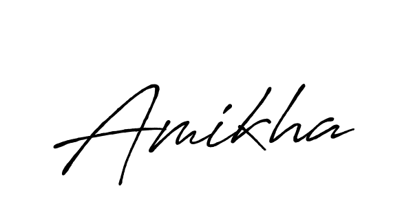 Make a beautiful signature design for name Amikha. With this signature (Antro_Vectra_Bolder) style, you can create a handwritten signature for free. Amikha signature style 7 images and pictures png