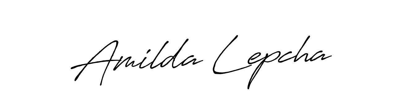 The best way (Antro_Vectra_Bolder) to make a short signature is to pick only two or three words in your name. The name Amilda Lepcha include a total of six letters. For converting this name. Amilda Lepcha signature style 7 images and pictures png