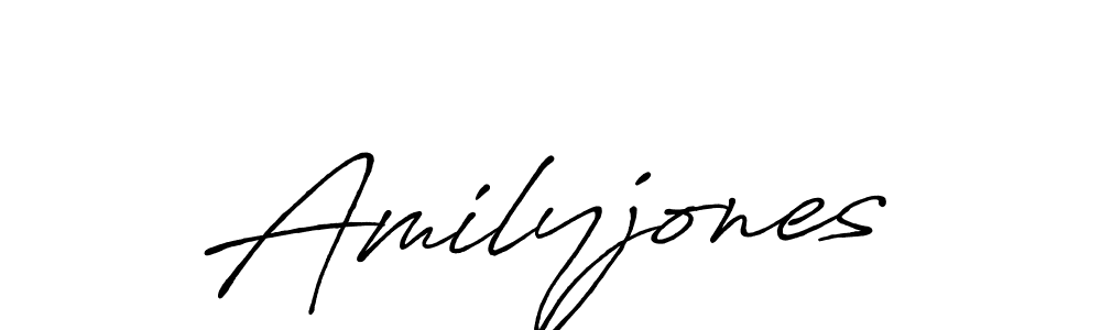 Once you've used our free online signature maker to create your best signature Antro_Vectra_Bolder style, it's time to enjoy all of the benefits that Amilyjones name signing documents. Amilyjones signature style 7 images and pictures png