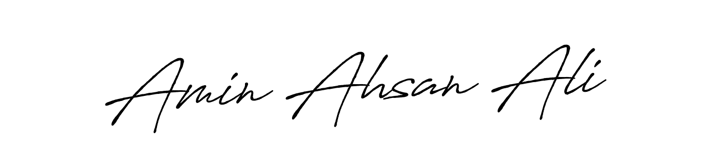 Make a beautiful signature design for name Amin Ahsan Ali. Use this online signature maker to create a handwritten signature for free. Amin Ahsan Ali signature style 7 images and pictures png