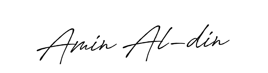 Make a beautiful signature design for name Amin Al-din. Use this online signature maker to create a handwritten signature for free. Amin Al-din signature style 7 images and pictures png