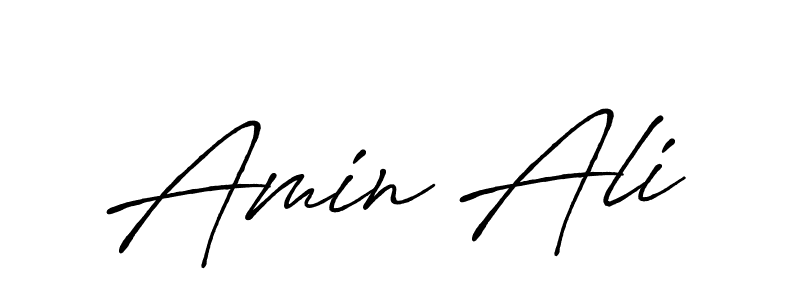 Make a beautiful signature design for name Amin Ali. Use this online signature maker to create a handwritten signature for free. Amin Ali signature style 7 images and pictures png