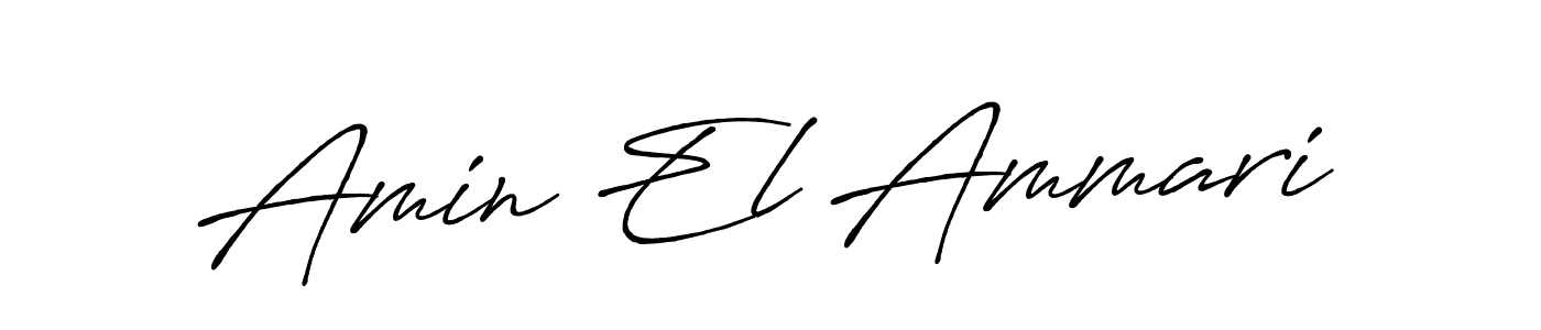 if you are searching for the best signature style for your name Amin El Ammari. so please give up your signature search. here we have designed multiple signature styles  using Antro_Vectra_Bolder. Amin El Ammari signature style 7 images and pictures png