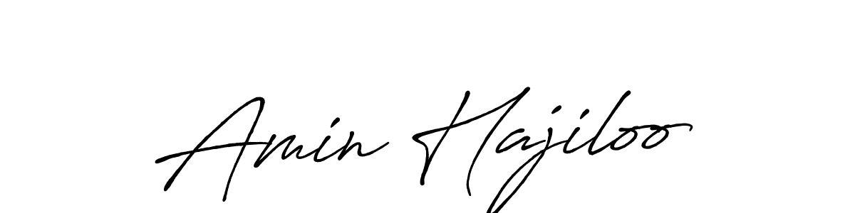 You should practise on your own different ways (Antro_Vectra_Bolder) to write your name (Amin Hajiloo) in signature. don't let someone else do it for you. Amin Hajiloo signature style 7 images and pictures png