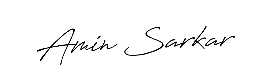 It looks lik you need a new signature style for name Amin Sarkar. Design unique handwritten (Antro_Vectra_Bolder) signature with our free signature maker in just a few clicks. Amin Sarkar signature style 7 images and pictures png