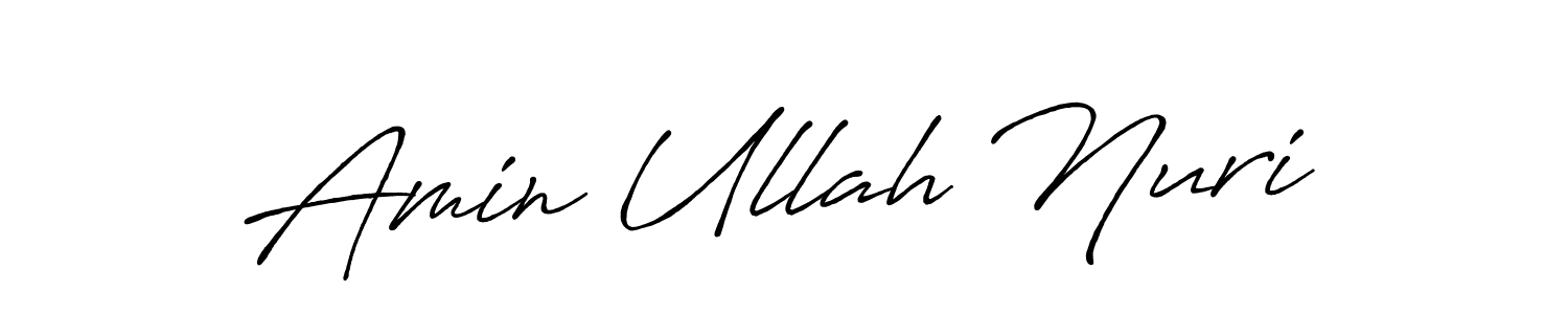 Make a short Amin Ullah Nuri signature style. Manage your documents anywhere anytime using Antro_Vectra_Bolder. Create and add eSignatures, submit forms, share and send files easily. Amin Ullah Nuri signature style 7 images and pictures png