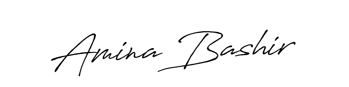 Also You can easily find your signature by using the search form. We will create Amina Bashir name handwritten signature images for you free of cost using Antro_Vectra_Bolder sign style. Amina Bashir signature style 7 images and pictures png