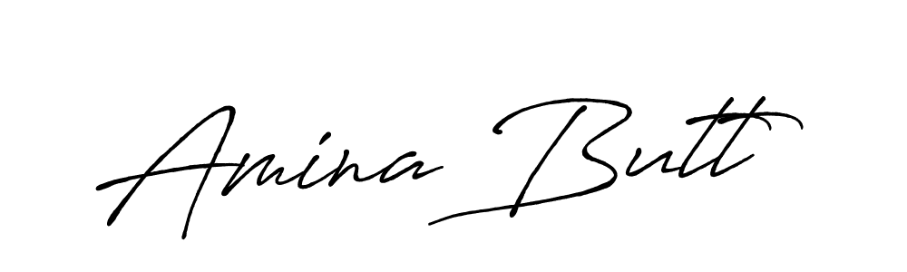 How to make Amina Butt signature? Antro_Vectra_Bolder is a professional autograph style. Create handwritten signature for Amina Butt name. Amina Butt signature style 7 images and pictures png
