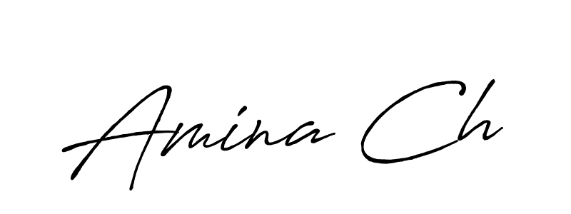 Once you've used our free online signature maker to create your best signature Antro_Vectra_Bolder style, it's time to enjoy all of the benefits that Amina Ch name signing documents. Amina Ch signature style 7 images and pictures png