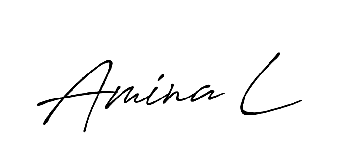 Here are the top 10 professional signature styles for the name Amina L. These are the best autograph styles you can use for your name. Amina L signature style 7 images and pictures png