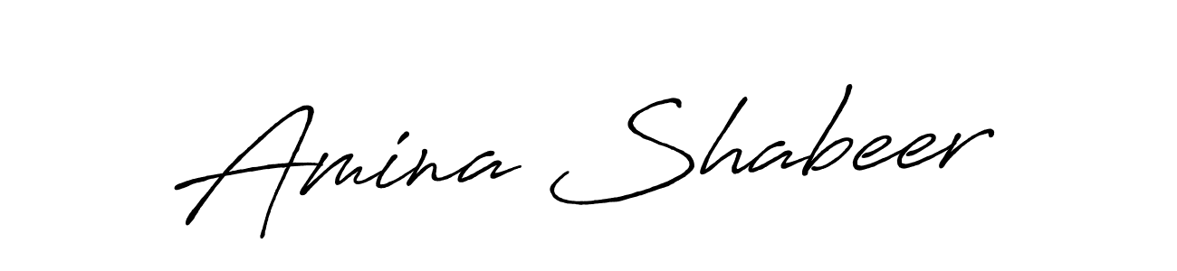 if you are searching for the best signature style for your name Amina Shabeer. so please give up your signature search. here we have designed multiple signature styles  using Antro_Vectra_Bolder. Amina Shabeer signature style 7 images and pictures png