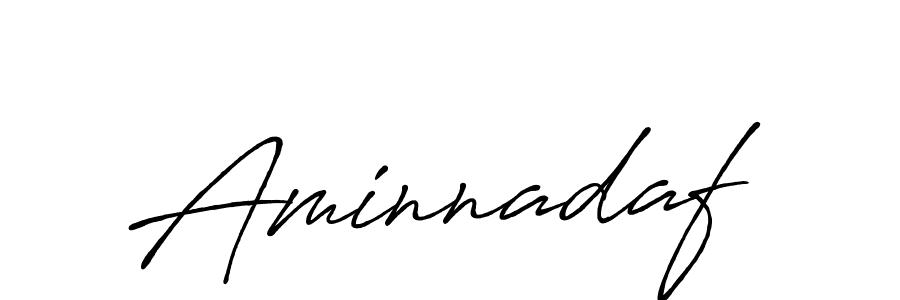 Create a beautiful signature design for name Aminnadaf. With this signature (Antro_Vectra_Bolder) fonts, you can make a handwritten signature for free. Aminnadaf signature style 7 images and pictures png