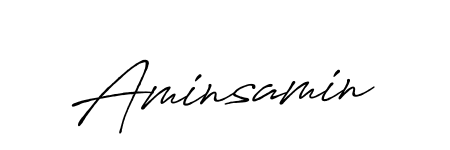 Make a beautiful signature design for name Aminsamin. Use this online signature maker to create a handwritten signature for free. Aminsamin signature style 7 images and pictures png