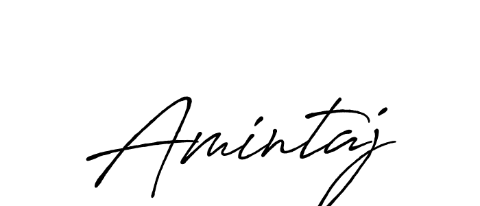 It looks lik you need a new signature style for name Amintaj. Design unique handwritten (Antro_Vectra_Bolder) signature with our free signature maker in just a few clicks. Amintaj signature style 7 images and pictures png