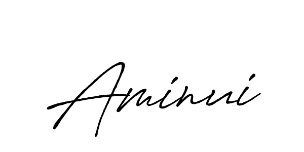 Make a beautiful signature design for name Aminui. Use this online signature maker to create a handwritten signature for free. Aminui signature style 7 images and pictures png