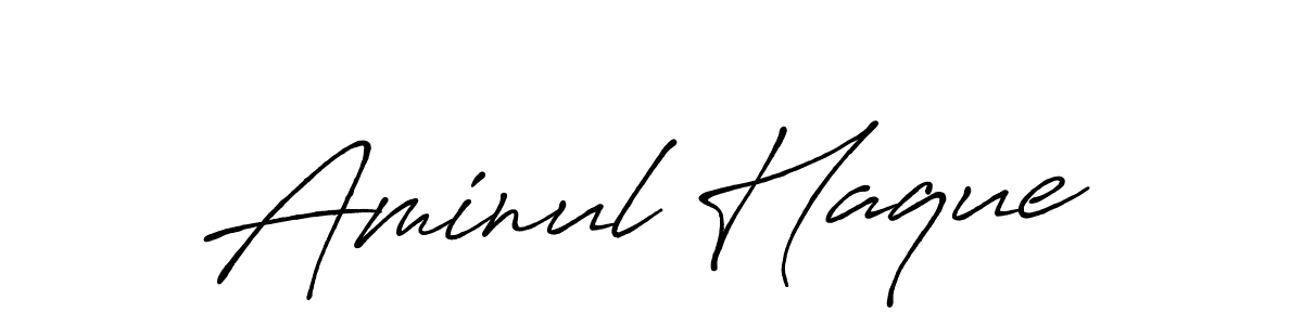 Make a beautiful signature design for name Aminul Haque. Use this online signature maker to create a handwritten signature for free. Aminul Haque signature style 7 images and pictures png