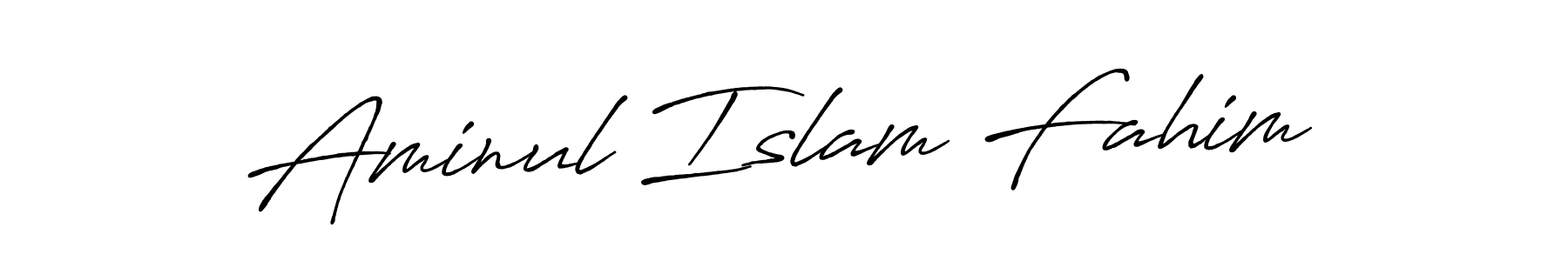 Use a signature maker to create a handwritten signature online. With this signature software, you can design (Antro_Vectra_Bolder) your own signature for name Aminul Islam Fahim. Aminul Islam Fahim signature style 7 images and pictures png