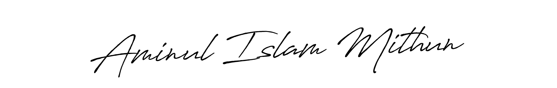 Use a signature maker to create a handwritten signature online. With this signature software, you can design (Antro_Vectra_Bolder) your own signature for name Aminul Islam Mithun. Aminul Islam Mithun signature style 7 images and pictures png