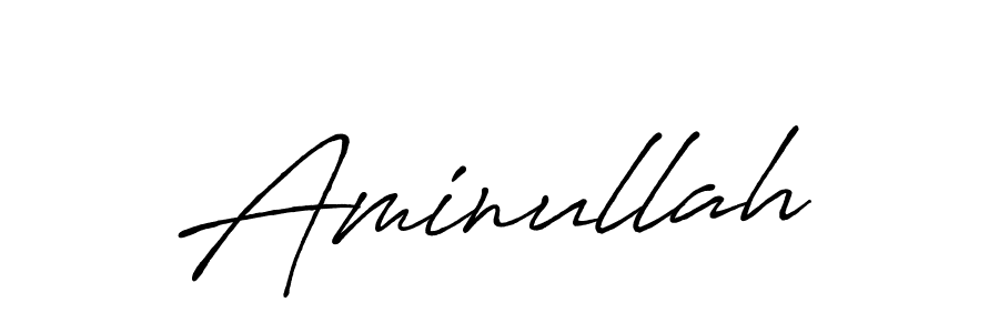 It looks lik you need a new signature style for name Aminullah. Design unique handwritten (Antro_Vectra_Bolder) signature with our free signature maker in just a few clicks. Aminullah signature style 7 images and pictures png
