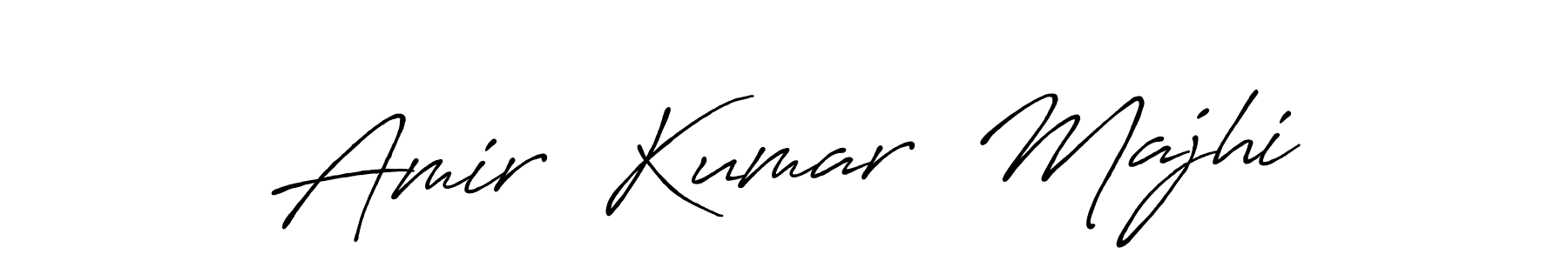 if you are searching for the best signature style for your name Amir  Kumar  Majhi. so please give up your signature search. here we have designed multiple signature styles  using Antro_Vectra_Bolder. Amir  Kumar  Majhi signature style 7 images and pictures png