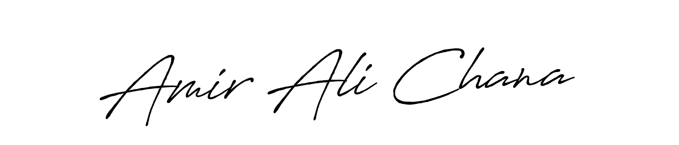 Make a short Amir Ali Chana signature style. Manage your documents anywhere anytime using Antro_Vectra_Bolder. Create and add eSignatures, submit forms, share and send files easily. Amir Ali Chana signature style 7 images and pictures png