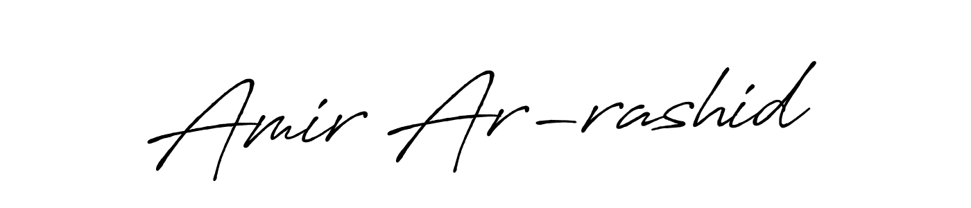 It looks lik you need a new signature style for name Amir Ar-rashid. Design unique handwritten (Antro_Vectra_Bolder) signature with our free signature maker in just a few clicks. Amir Ar-rashid signature style 7 images and pictures png