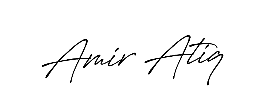 You can use this online signature creator to create a handwritten signature for the name Amir Atiq. This is the best online autograph maker. Amir Atiq signature style 7 images and pictures png