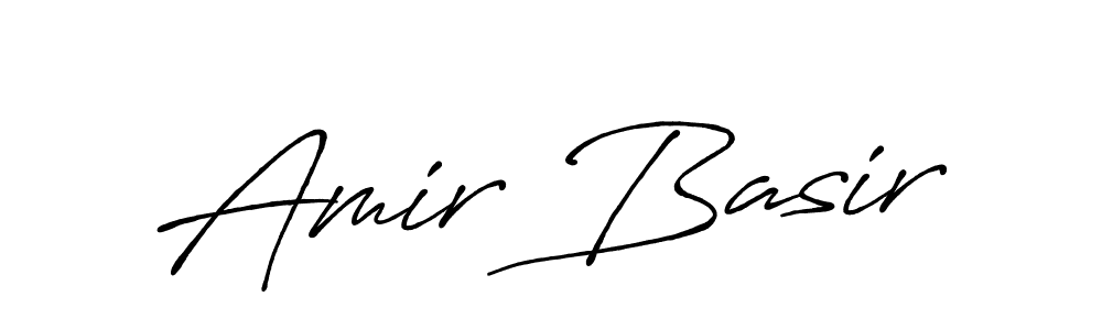 The best way (Antro_Vectra_Bolder) to make a short signature is to pick only two or three words in your name. The name Amir Basir include a total of six letters. For converting this name. Amir Basir signature style 7 images and pictures png