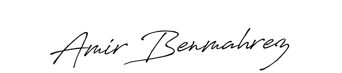 Similarly Antro_Vectra_Bolder is the best handwritten signature design. Signature creator online .You can use it as an online autograph creator for name Amir Benmahrez. Amir Benmahrez signature style 7 images and pictures png