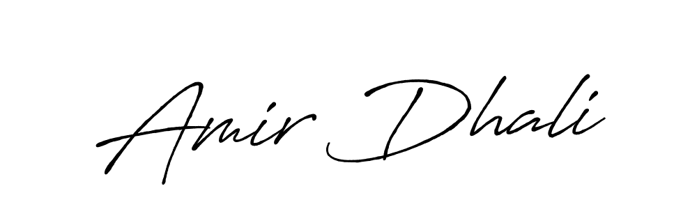 Here are the top 10 professional signature styles for the name Amir Dhali. These are the best autograph styles you can use for your name. Amir Dhali signature style 7 images and pictures png