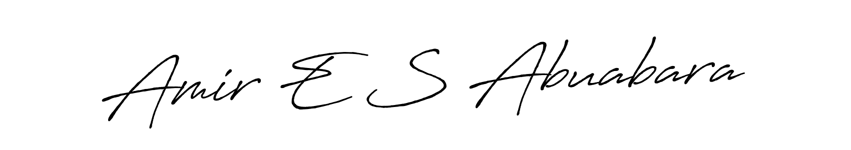 Similarly Antro_Vectra_Bolder is the best handwritten signature design. Signature creator online .You can use it as an online autograph creator for name Amir E S Abuabara. Amir E S Abuabara signature style 7 images and pictures png