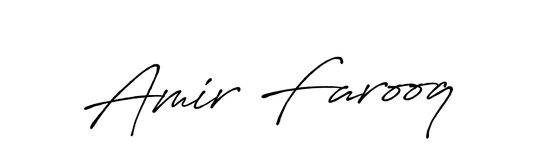 The best way (Antro_Vectra_Bolder) to make a short signature is to pick only two or three words in your name. The name Amir Farooq include a total of six letters. For converting this name. Amir Farooq signature style 7 images and pictures png