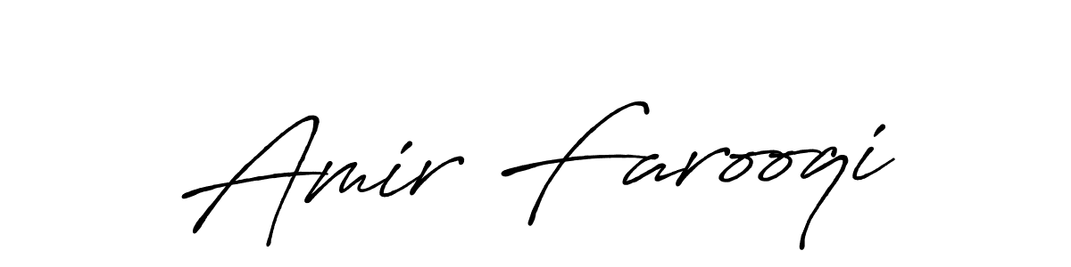 Similarly Antro_Vectra_Bolder is the best handwritten signature design. Signature creator online .You can use it as an online autograph creator for name Amir Farooqi. Amir Farooqi signature style 7 images and pictures png