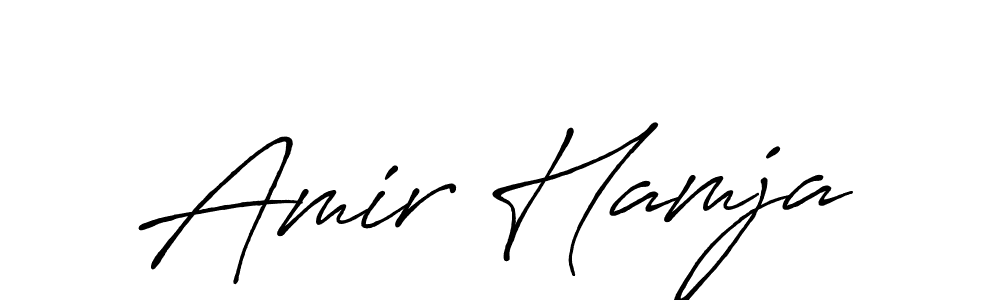 Also You can easily find your signature by using the search form. We will create Amir Hamja name handwritten signature images for you free of cost using Antro_Vectra_Bolder sign style. Amir Hamja signature style 7 images and pictures png