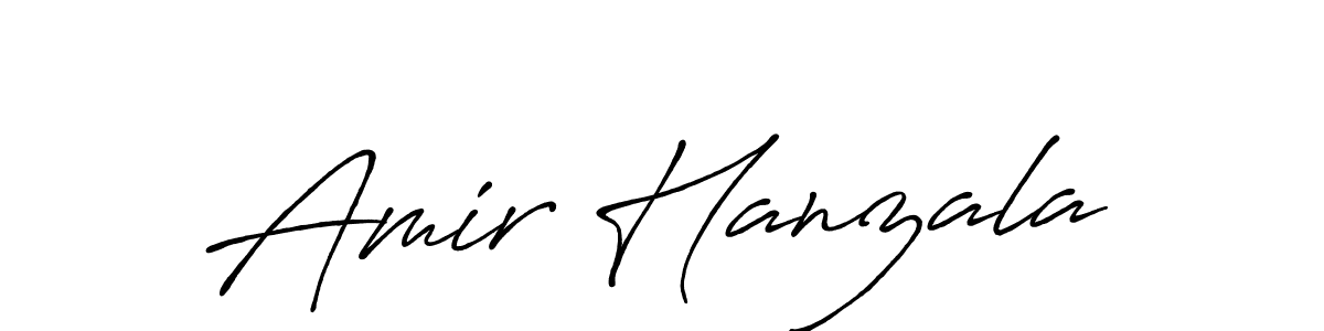 Also we have Amir Hanzala name is the best signature style. Create professional handwritten signature collection using Antro_Vectra_Bolder autograph style. Amir Hanzala signature style 7 images and pictures png