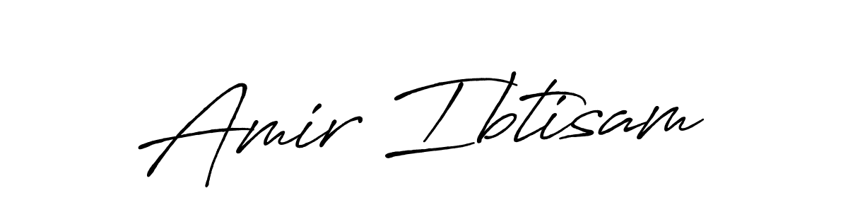 Design your own signature with our free online signature maker. With this signature software, you can create a handwritten (Antro_Vectra_Bolder) signature for name Amir Ibtisam. Amir Ibtisam signature style 7 images and pictures png