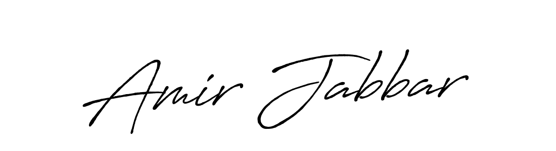 Also You can easily find your signature by using the search form. We will create Amir Jabbar name handwritten signature images for you free of cost using Antro_Vectra_Bolder sign style. Amir Jabbar signature style 7 images and pictures png