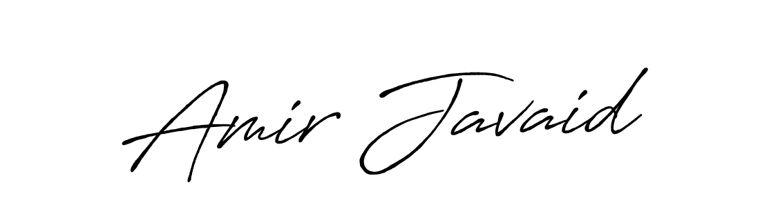It looks lik you need a new signature style for name Amir Javaid. Design unique handwritten (Antro_Vectra_Bolder) signature with our free signature maker in just a few clicks. Amir Javaid signature style 7 images and pictures png