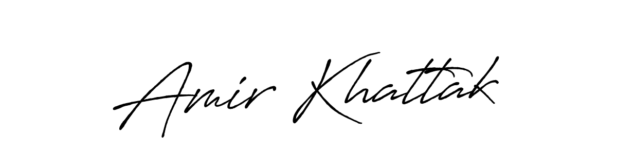 The best way (Antro_Vectra_Bolder) to make a short signature is to pick only two or three words in your name. The name Amir Khattak include a total of six letters. For converting this name. Amir Khattak signature style 7 images and pictures png