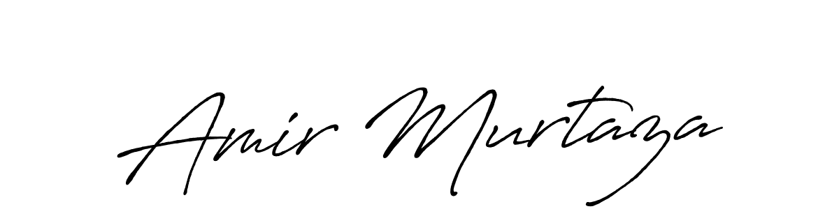 The best way (Antro_Vectra_Bolder) to make a short signature is to pick only two or three words in your name. The name Amir Murtaza include a total of six letters. For converting this name. Amir Murtaza signature style 7 images and pictures png