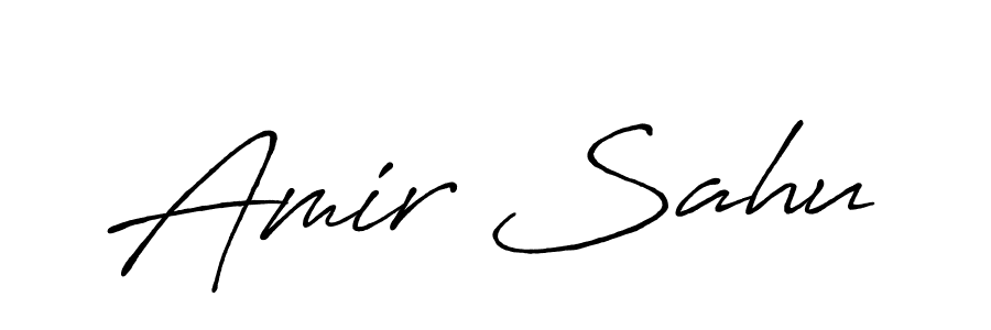 You can use this online signature creator to create a handwritten signature for the name Amir Sahu. This is the best online autograph maker. Amir Sahu signature style 7 images and pictures png