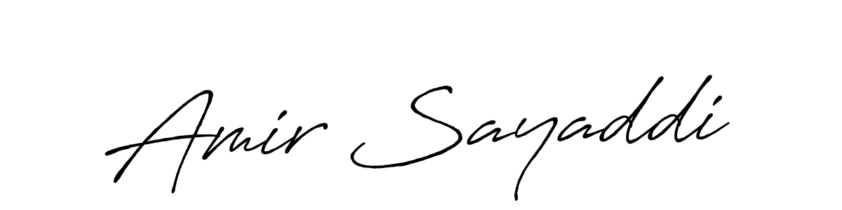 Make a beautiful signature design for name Amir Sayaddi. Use this online signature maker to create a handwritten signature for free. Amir Sayaddi signature style 7 images and pictures png