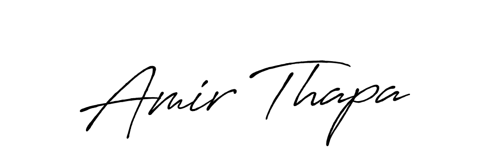 Make a beautiful signature design for name Amir Thapa. Use this online signature maker to create a handwritten signature for free. Amir Thapa signature style 7 images and pictures png
