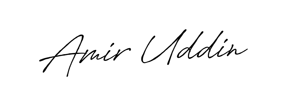 Also we have Amir Uddin name is the best signature style. Create professional handwritten signature collection using Antro_Vectra_Bolder autograph style. Amir Uddin signature style 7 images and pictures png