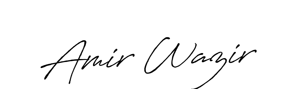This is the best signature style for the Amir Wazir name. Also you like these signature font (Antro_Vectra_Bolder). Mix name signature. Amir Wazir signature style 7 images and pictures png