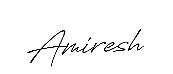Design your own signature with our free online signature maker. With this signature software, you can create a handwritten (Antro_Vectra_Bolder) signature for name Amiresh. Amiresh signature style 7 images and pictures png