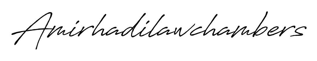 Looking for an artistic signature for Amirhadilawchambers? The Antro_Vectra_Bolder calligraphy style gives a sophisticated flow suitable for business cards and emails. Amirhadilawchambers signature style 7 images and pictures png