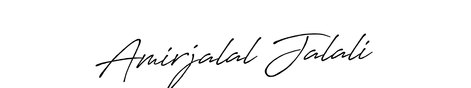 Also You can easily find your signature by using the search form. We will create Amirjalal Jalali name handwritten signature images for you free of cost using Antro_Vectra_Bolder sign style. Amirjalal Jalali signature style 7 images and pictures png