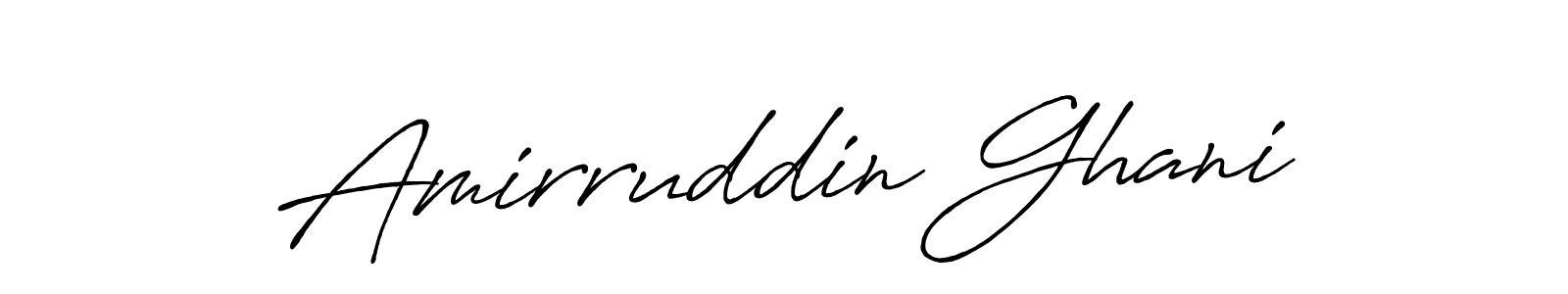 Make a short Amirruddin Ghani signature style. Manage your documents anywhere anytime using Antro_Vectra_Bolder. Create and add eSignatures, submit forms, share and send files easily. Amirruddin Ghani signature style 7 images and pictures png